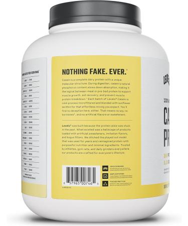 Levels 100% Micellar Casein Protein Hormone Free Vanilla Bean 4LB Vanilla 4 Pound (Pack of 1) - Buy Online on GoSupps.com