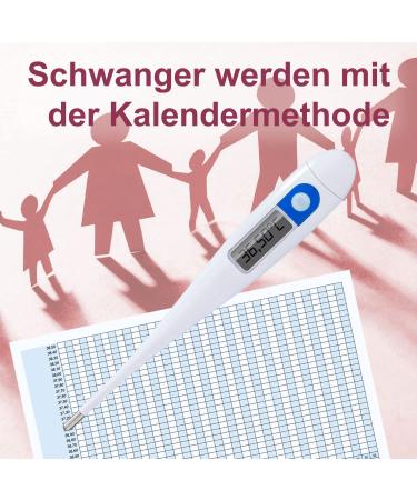 One+Step Basal Thermometer & Ovulation Test Value Pack | 5 Cycle Calendars & 20 Tests | Perfect for Family Planning - Buy Online on GoSupps.com