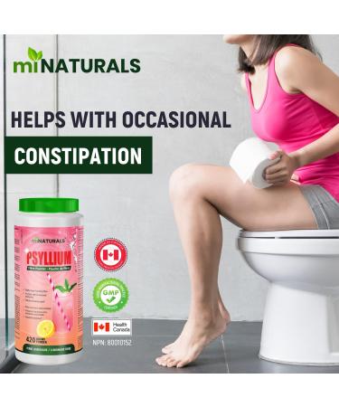 miNATURALS Psyllium Husk Powder 420 g - Pink Lemonade - Buy Online on GoSupps.com