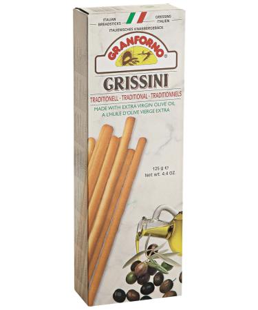 Granforno Grissini Tradizionali with olive oil recipe pack of 6 (6 x 125 g)