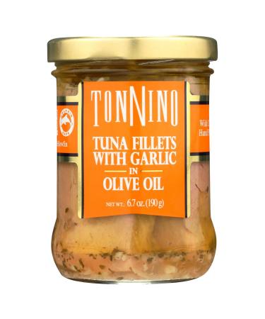 Tonnino Tuna Fillet,Garlc/Olvoil 6.7 Oz (Pack Of 6)