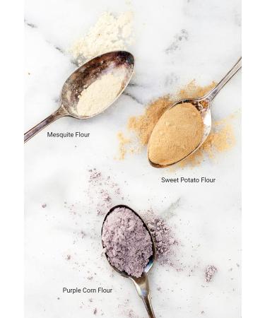 Zocalo Organic Purple Corn Flour 16 oz - Non-GMO Gluten-Free Baking & Cooking - Raw Peruvian Corn Meal - Buy Online on GoSupps.com