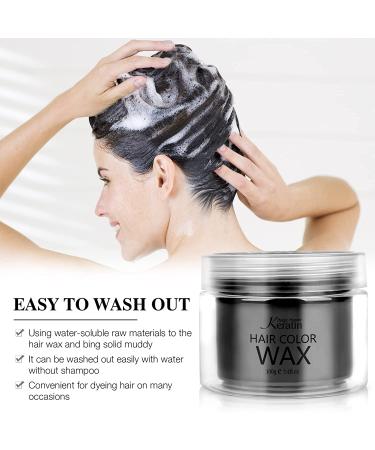 Magic Master Keratin Hair Color Wax - Temporary Black Hairstyle for Men & Women | Perfect for Parties Festivals & Cosplay - Buy Online on GoSupps.com