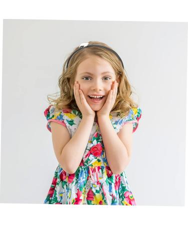 FRCOLOR 4 Sets hair scrunchies leopard headband hair snap clips heart headband french hair clips hairpins heart hair accessories chocolate chip cookie headband girl summer metal - Buy Online on GoSupps.com