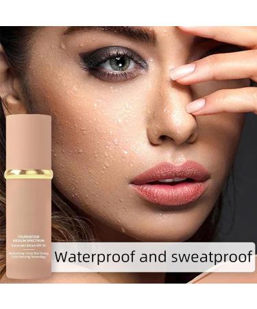 Enjoyaitlife Foundation 4 in 1 - Light Spectrum Biomimic Foundation 4 in 1 - Medium Spectrum 4 in 1 Foundation Liquid - Hydrating Medium Full Coverage Concealer with SPF 50+ (1 PCS 30ML) 1 Pcs 30 ml (Pack of 1) - Buy Online on GoSupps.com