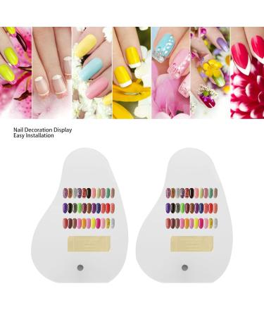 2pcs Acrylic Nail Art Display Board - Tip Holder & Decoration Rack for Perfect Nail Shows - Buy Online on GoSupps.com