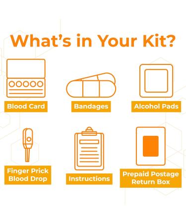 at Home Vitamin D Test Kit - Easy to Use & Accurate Blood Test for 25(OH) D Levels to Test for Vitamin Deficiencies - CLIA Certified Labs - Buy Online on GoSupps.com