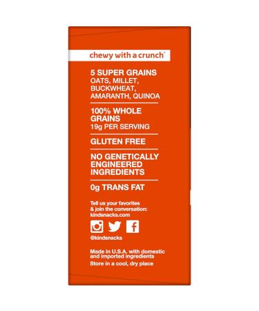 KIND Healthy Grains Bars Variety Pack - Dark Chocolate Chunk, Oats & Honey, Peanut Butter - 45 Count, Gluten Free - Healthy Snacks - Buy Online on GoSupps.com