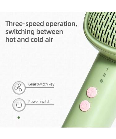 Creativity Cordless Hair Dryer Professional Blow Dryer w/Hot/Cold Wind Rechargeable Lightweight Travel Hairdryer for Women Men Kids - Buy Online on GoSupps.com