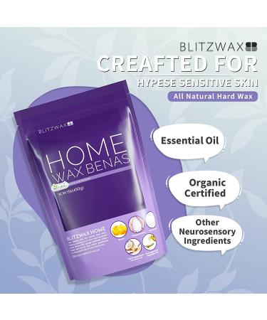 BLITZWAX Relax Formula Hard Wax Beads 1lb - Black Cologne Wax Beans for Coarse Hair - Brazilian Wax for Bikini, Underarms, Back, and Chest - Large Refill Waxing Beads for At-Home Hair Removal - Women and Men - Buy Online on GoSupps.com