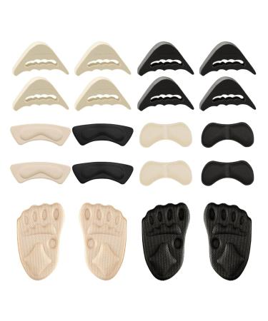 10 pairs of shoe fillers for too big shoes shoe inserts for too big shoes adjustable forefoot pad reusable pain relief upholstery for too big shoes