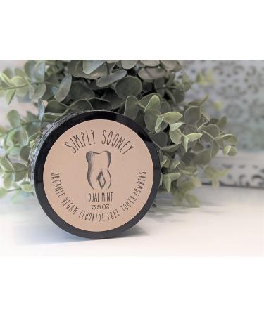 Organic Vegan Fluoride-Free Tooth Powder | 6-Month Supply | Dual Mint Flavor | BPA-Free Jar - Buy Online on GoSupps.com