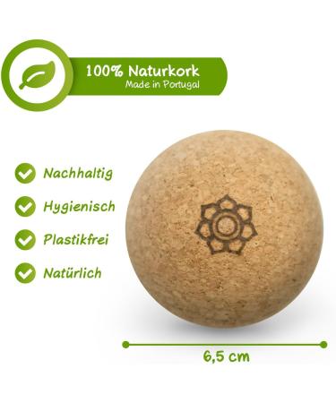Harmony Ball Cork Massage Ball | Eco-friendly Self-Massage Tool | 100% Natural | Made in EU | Shop Internationally - Buy Online on GoSupps.com