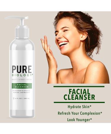 Gentle Face Cleanser for Women and Men | Refreshing Foaming Face Wash for Oily Skin with Hyaluronic Acid and Essential Oils - Buy Online on GoSupps.com
