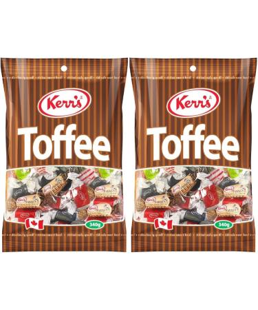 Value Bundle: Kerrs Candy - TOFFEE Candy Chocolate - Individually Wrapped Candy - Maple Candy - Bonbon - Candies - Dessert - Snacks for Adults and Kids - Custom Value Bundle Branded Package of 2 (Toffee) - Buy Online on GoSupps.com