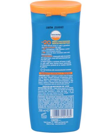 LEOCREMA Solaire Fp20 Milk 200 ml Sun Product For The Skin - Buy Online on GoSupps.com