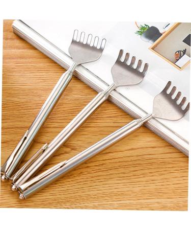 Frcolor 6-St Telescopic Back Massage Rake Stainless Steel Scratch Tool for Itching Relief | Adjustable Back Scratcher for International Shipping - Buy Online on GoSupps.com