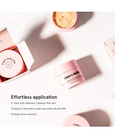 Grace and Stella Eye Cream for Dark Circles, Bags, and Puffiness - Vegan Anti-Aging Under Eye Treatment (13g) - Made in USA - Buy Online on GoSupps.com