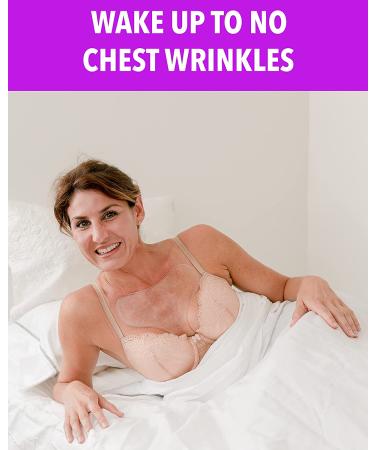 Chest Wrinkle Pads - 2 Pack Decollete Anti-Wrinkle Silicone Patches - Overnight Reusable T-Shape Design for Smoother Skin - Buy Online on GoSupps.com