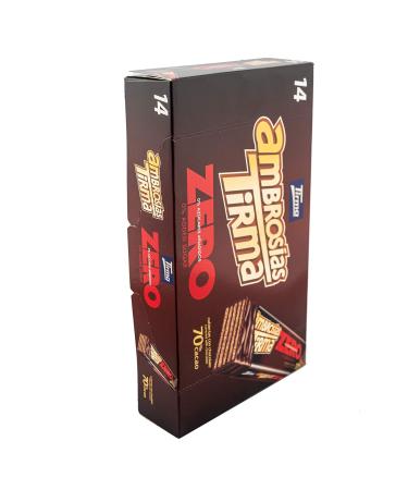 Tirma Dark Chocolate Waffles 70% Cocoa | Sugar-Free Keto & Low-Carb Snack | Diabetic-Friendly | 14-Piece Multipack | 301g - Buy Online on GoSupps.com