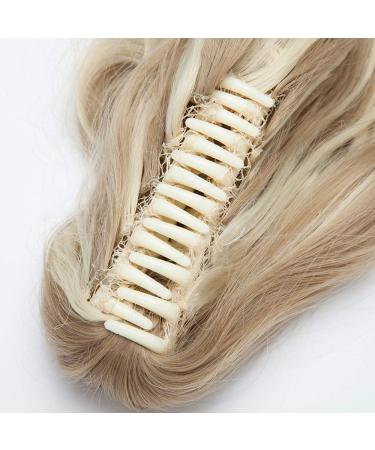 Sego Ponytail Extension - Voluminous Wavy Hair Piece in Sandy Blonde & Blond Bleach (110g 30cm) - Realistic Braid Hair Extensions for Ultimate Style - Buy Online on GoSupps.com