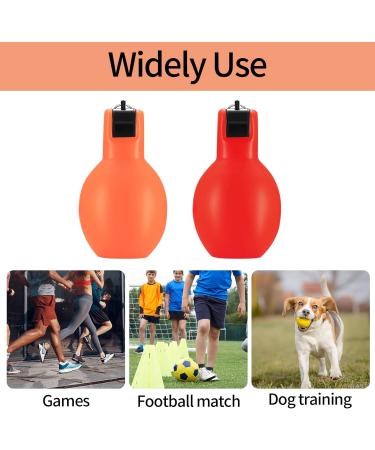 Zhujiehigh 2-Piece Hygienic Hand Whistle Set - Sports Referee Dog Training & Coaching Accessories | Trill Whistles for Coaches & Teachers - Buy Online on GoSupps.com
