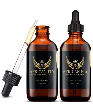 African Fly (2-Pack) - All Natural Vegan Supplement for Men (& Women) 40 50 60 Plus Years Old and Beyond Pack of 2