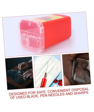 Frcolor 4-Pack Razor Blade Bank Safe Storage Container for Sharp Objects | Salon & Medical Use | Travel-Friendly Design - Buy Online on GoSupps.com