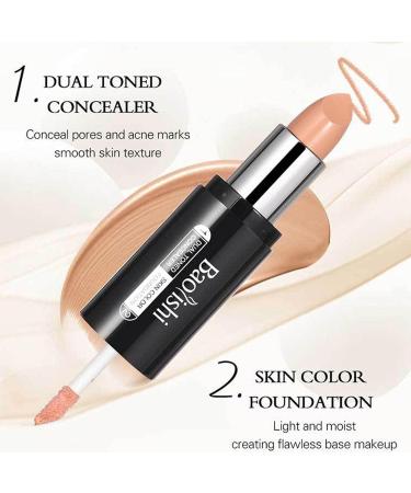 Cream Contours Stick Dual-Ended Full Coverage Wonder Stick | Long Lasting & Waterproof Contours Sticks Kit for Light Skin Face Makeup 2# - Buy Online on GoSupps.com