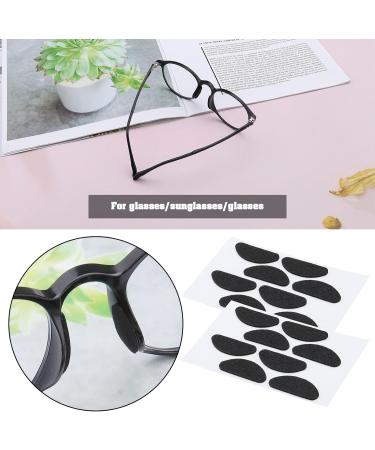 100 Pairs of Soft Sponge Nose Pads - Anti-Slip Glasses Cushions for Reading & Sunglasses - Self-Adhesive 1mm Thick Black - Buy Online on GoSupps.com