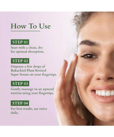 Fountina Organic's Bakuchiol Plant Retinol Super Serum Natural Skincare Treatment 30ml - Buy Online on GoSupps.com