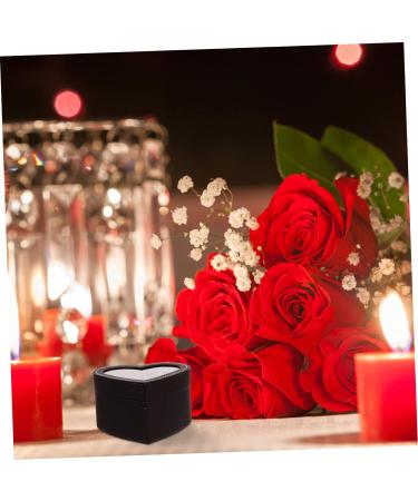 3 Pcs Heart Shaped Window Box Gift Boxes with Lids Christmas Paper Gift Boxes Clear Container with Lid Gift Arrangement Boxes Flower Packing Container Transparent Lid Flowers Skin 1 count (Pack of 1) Blackx3pcs - Buy Online on GoSupps.com