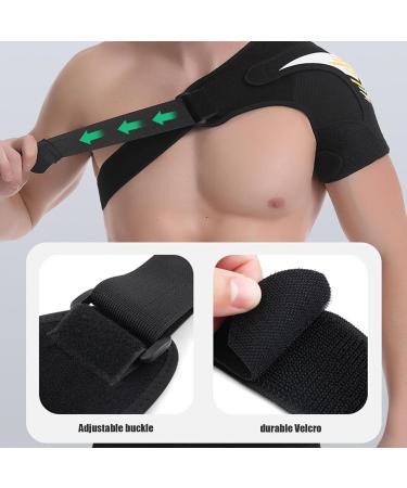 Shoulder Stability Brace Shoulder Support Brace Arm Stability Brace Breathable Shoulder Brace Upper Arm Support Brace Shoulder Strap Pad Shoulder Brace For Lifting Weights Yellow - Buy Online on GoSupps.com