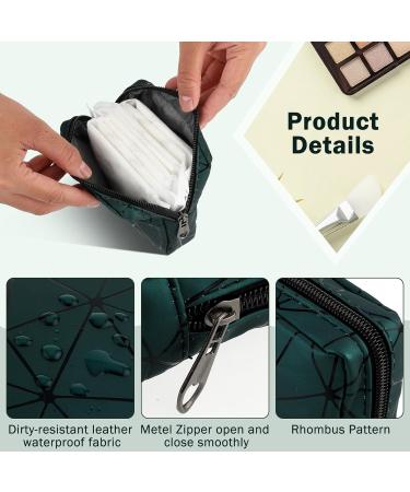 Buy Aster 2-Piece Binding Storage Tampon Bag - Mini Portable Periods Storage for Women & Girls (Black/Green) - Buy Online on GoSupps.com