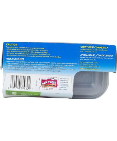 Ziploc One Press Seal Small Rectangle Container - Pack of 5 - Buy Online on GoSupps.com