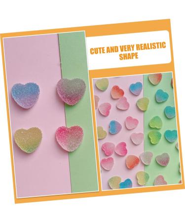 Toyvian 50pcs Simulation Gummies Models Candies DIY Soft Candy Small Fake Soft Candy Earrings Accessories 1 - Buy Online on GoSupps.com