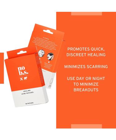 Hydrocolloid Acne Patches - No BS Acne Spot Treatment for Clear Skin, 36 Patches - Buy Online on GoSupps.com