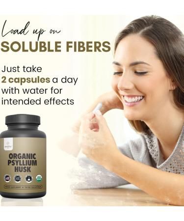 Zealthy Life Gut Health & Sleep Support Bundle Organic Psyllium Husk Capsules Natural Fiber Supplement for Digestive Health & Regularity (250 Ct) + Extra Strength Melatonin 12mg Fast Dissolve Table - Buy Online on GoSupps.com