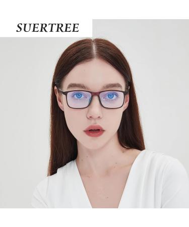 Suertree 3 Pack Blue Light Filter Reading Glasses for Men & Women - UV Blocked 2.0x Diopter Tortoise Optics - Buy Online on GoSupps.com