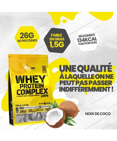 Buy Olimp Sport Nutrition Whey Protein Complex 100% (700 g) - Coconut | Best International Shipping for Quality Protein - Buy Online on GoSupps.com