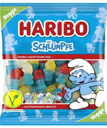 Bonbon Haribo | Schtroumpfs Haribo | Haribo Dragees | Haribo Bonbons | 175 Gramme Total