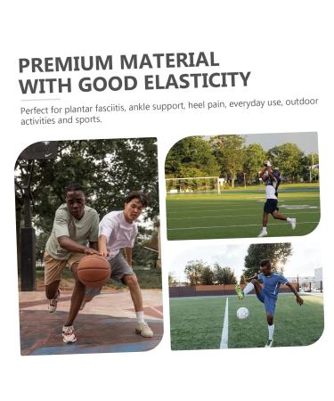 Kisangel Breathable Ankle Support Socks for Women & Men | Compression Foot Brace for Volleyball | Black Spandex Stocking 20.7x1.1CM - Buy Online on GoSupps.com