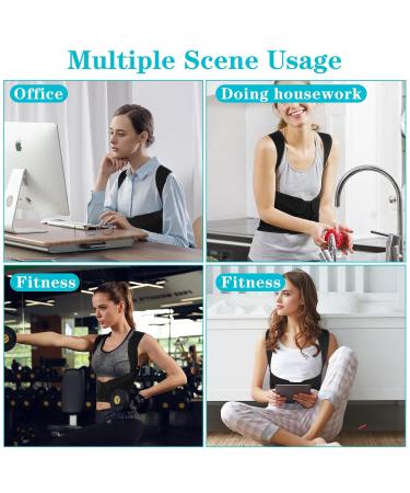 KOMABLEN Posture Corrector for Men and Women Adjustable Back Straightener Back Posture Corrector Invisible Neck and Should - Buy Online on GoSupps.com