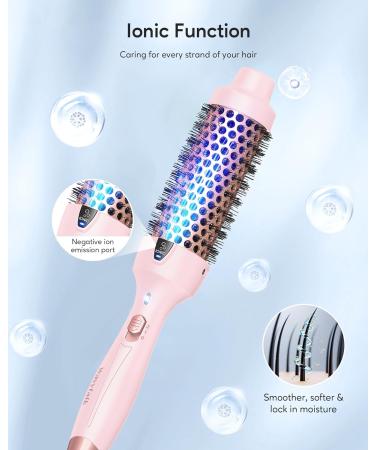 Wavytalk Heated Round Brush (Pink) - Buy Online on GoSupps.com