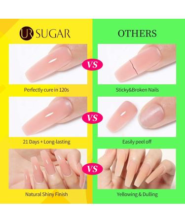 Ur Sugar Polygel Set Neon - 6 Color Nail Extension Gel Tubes | Green & Yellow Builder Gel for Perfect Nails | International Shipping Available - Buy Online on GoSupps.com