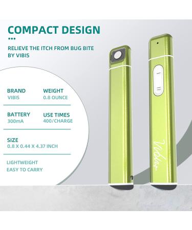 Vibis Insect Bite Relief Device - Fast Natural Relief from Bug Bites | Rechargeable Bug Itch Relief Tool - Buy Online on GoSupps.com