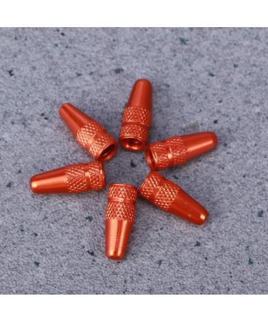 Vosarea Anodized Aluminum Presta Valve Caps for Bicycle Tires - Green & Orange Dust Caps - Buy Online on GoSupps.com