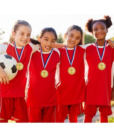 Caydo 12 Pieces Winner Awards Medals with Trophy Graphics - Perfect for Competitions, Sports & Parties - 2 Inch - Buy Online on GoSupps.com
