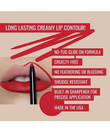 Runway Rogue Matte True Red Lip Liner with Sharpener - Statement Piece - Buy Online on GoSupps.com