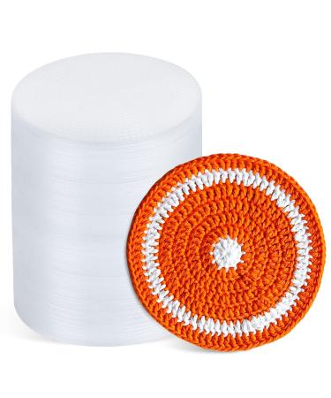 Milkary Plastic Mesh Canvas Sheets, 100 Pcs Circle Plastic Mesh Sheets 4.5" Plastic Canvas for Embroidery, Acrylic Yarn Crafting, Knitting Project, DIY Craft
